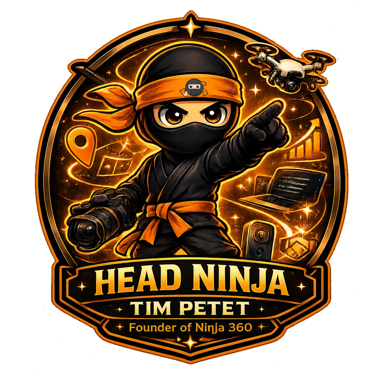Tim Petet — ninja emblem